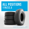11/R22.5 All Position tire 16 PLY