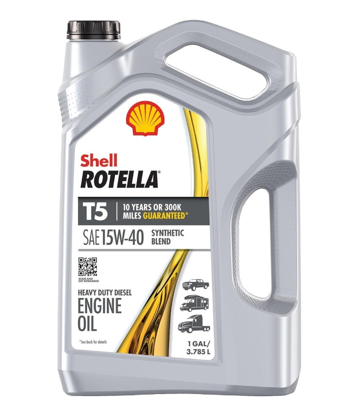 Shell Rotella T5 15W-40 Synthetic Blend Heavy Duty Engine Oil