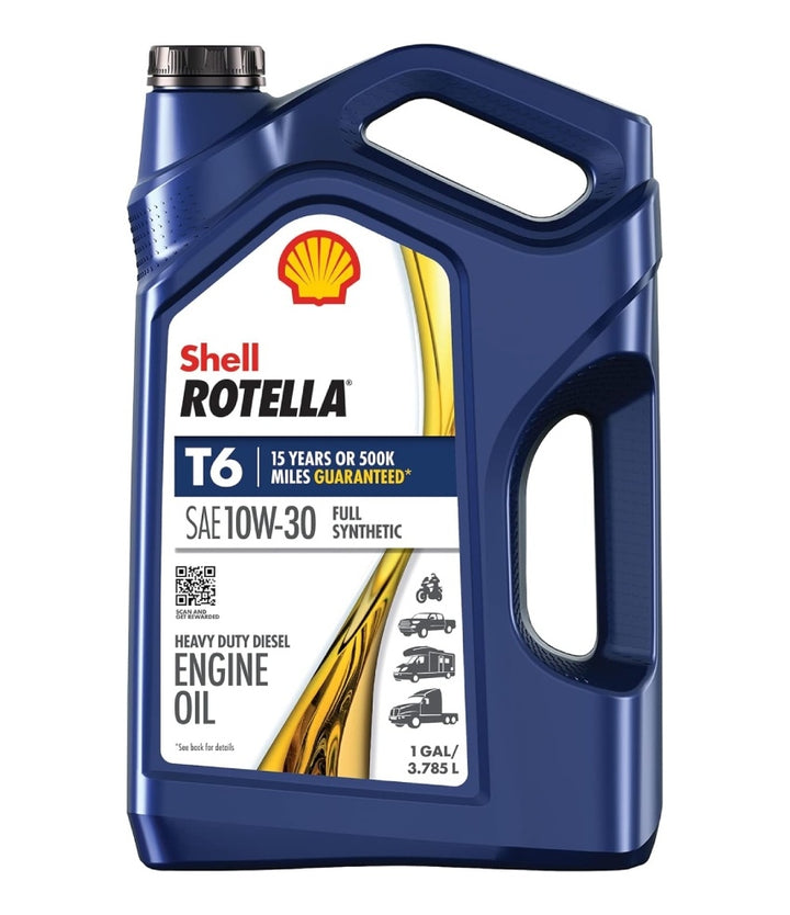 Shell Rotella T6 Full Synthetic 10W-30 Engine Oil