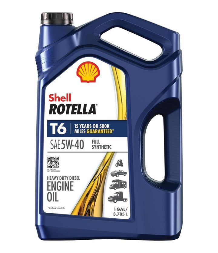 Shell Rotella T6 Full Synthetic 5w-40 Diesel Engine Oil