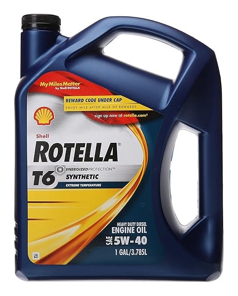 Shell Rotella Heavy Duty Engine Oil 5W-40 – Lube Squad Truck Parts